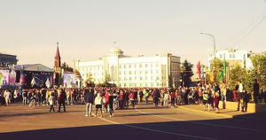 День города в Иркутске: как это было - Верблюд в огне