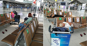 Застрявшие в Таиланде иркутяне уже несколько суток живут в аэропорту. Рейс 1 апреля отменили - Верблюд в огне