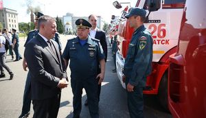 Новую технику получили пожарно-спасательные гарнизоны Иркутской области