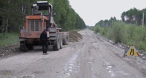 В Приангарье завершается восстановление дорог, размытых во время сильных дождей - Верблюд в огне
