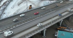 В Иркутске открыли движение по второй части путепровода на улице Джамбула