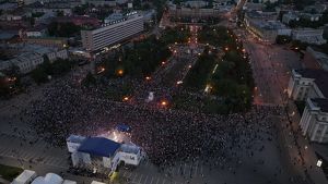 55 тысяч человек пришли на выступление Юлии Савичевой в День города в Иркутске