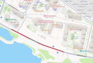 Ограничено движение по Верхней Набережной в Иркутске