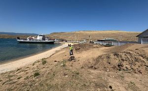 На Ольхоне началась реконструкция причала паромной переправы