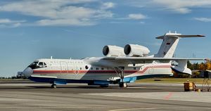 В Иркутске замечен самолет-амфибия - Верблюд в огне