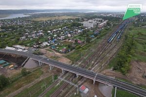 Обновленный путепровод открыли на станции Батарейной в Иркутске