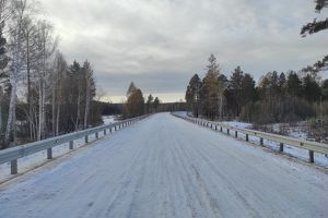 Сложный участок дороги отремонтировали в Черемховском районе