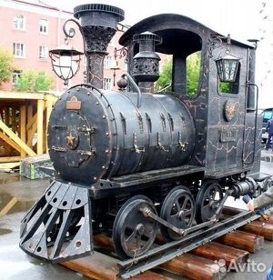 Мангал-паровоз продают в Иркутске за 5 млн рублей