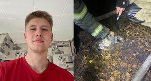 Женщину и котенка спасли из пожара в Черемхово