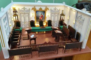 Миниатюрный зал судебного заседания XIX века создали в Приангарье