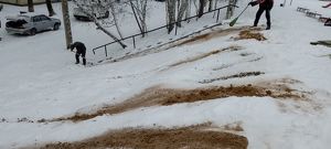 Стихийные горки и скаты ликвидируют в Иркутске