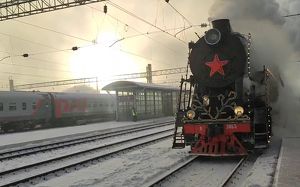 Поезд Деда Мороза прибыл в Иркутск