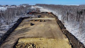 Площадку для обхода Шерагула активно готовят в Тулунском районе