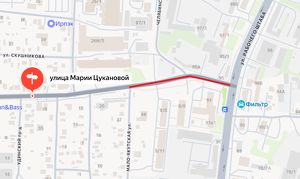 Проезд по Марии Цукановой в Иркутске частично ограничили до 1 октября