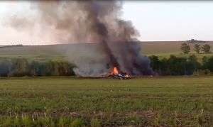 Военный самолет упал в Боханском районе: четверо летчиков в больнице