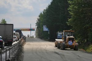 На Качугском тракте продолжают расширять дорогу до 4 полос