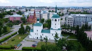 Спасскую церковь обновляют в Иркутске